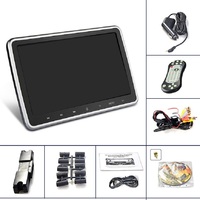 Mekede 10.1 pouces repose tête de voiture moniteur DVD vidéo 1024*600 écran tactile lecteur vidéo système multimédia lien miroir
