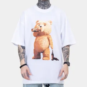 T-shirt Homme à Manches Courtes en Coton et Spandex, Coupe Classique, Col Rond, Impression DTG Personnalisée SHENGNAN, 200g, Écologique, Vente en Gros - Product Image 1