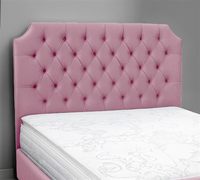 Lit rembourré confortable et peu encombrant, design italien, direct usine, avec tête et pied de lit en velours moelleux, et sommier réglable à vérins à gaz
