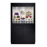 ZHONGYI Minéraux Pierres Précieuses Vitrine Apophyllite Minéraux Pierres Naturelles Vitrine En Cristal pour Artisanat Reiki Roches