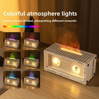 Diffuseur d'huiles essentielles silencieux sur le thème de l'astronaute, design 3D flamme de lune, capacité 0,5L, humidificateur de bureau à brume froide