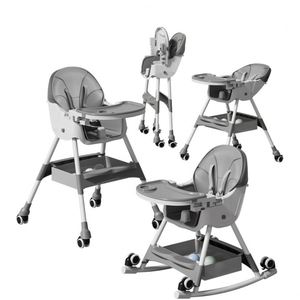Modern Baby Feeding <b>Chair</b> Adjustable Infant High <b>Chair</b> with Reclining Seat Portable Toddler <b>Dining</b> <b>Chair</b> for Home Kitchen - Product Image 2