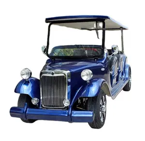 electric low cheap price 4 6 8 12 seats Classic vintage antique car CKD SKD for sigthseeing tourists guests with music player