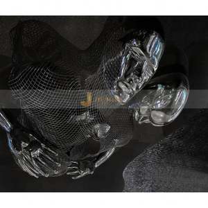 Esculturas de Jardín de Acero Inoxidable Estilo Art Deco ANW8469 con Diseños Únicos para Decoración de Paisajes y Ocasiones de Aniversario - Product Image 4