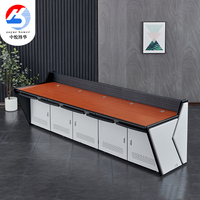 Salle de commande station de diffusion multimédia bureau de répartition de luxe console centrale de commande