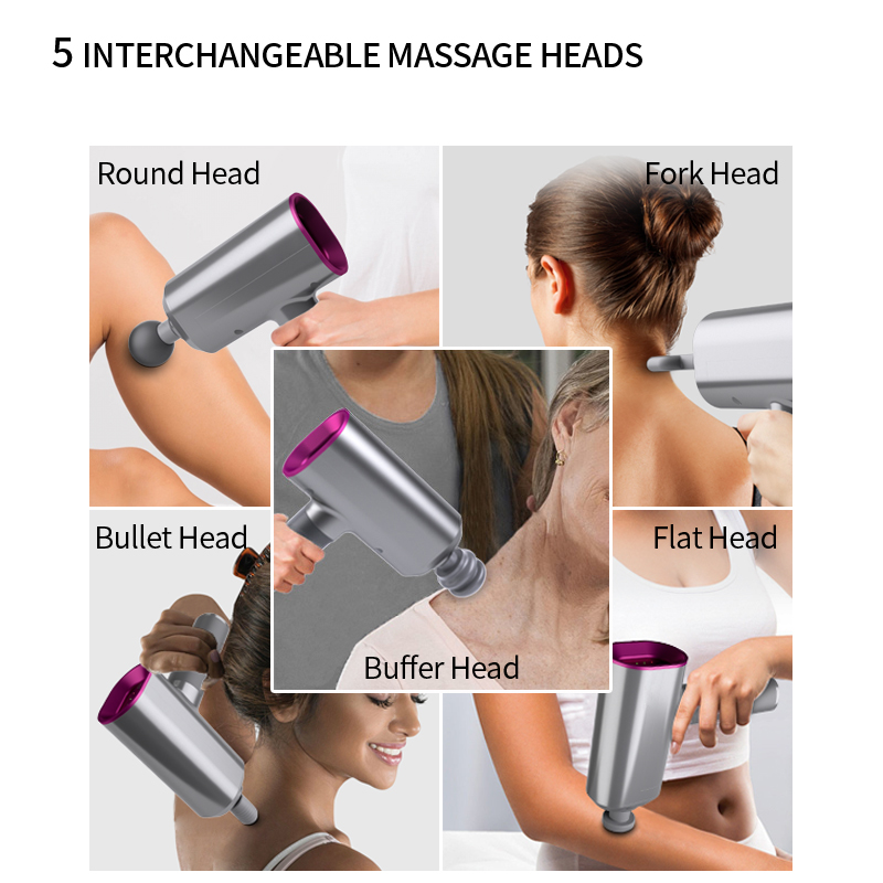 Pistolet de Massage musculaire, par Percussion, pour les muscles, 30 w, 2022