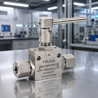 Vanne à bille Hikelok Factory 15000 psi HIP Autoclave Type Butech en acier inoxydable 1/8'' 1/4'' OD FNPT