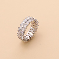 Bijoux fantaisie tempérament vintage argent plaqué diamants bleus zircon personnalité bague femme