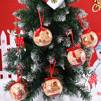 Rote Festliche Weihnachtsbaumkugeln Baumschmuck Anhänger Dekoration
