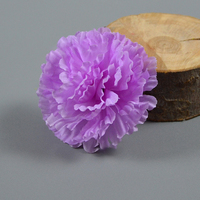 Têtes de fausses fleurs, œillets en soie, têtes d'oeillets artificiels pour la maison, les mariages, les fêtes, les mariages, décoration de voiture, travaux manuels