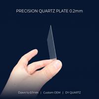 Plaques de quartz personnalisées, plaques de verre de quartz, fenêtres en saphir, composants optiques de qualité UV pour laboratoire, laser et usage industriel