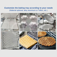 Machine automatique professionnelle pour la fabrication de cornets de glace, de cornets à œufs et de cornets à pizza, en acier inoxydable SUS304, certifiée CE, haute productivité