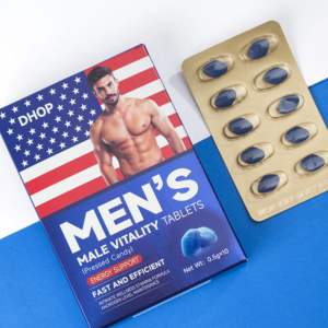 Comprimés de vitalité masculine de haute qualité OEM, comprimés de santé à base de plantes, pilule bleue à action rapide et fournissant de l'énergie, complément alimentaire pour hommes - Product Image 1