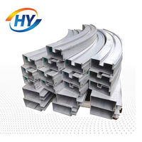 Profilé en aluminium sur mesure pour l'industrie de l'éclairage LED, service de pliage de haute précision, support OEM, cadres en aluminium