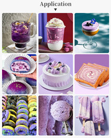 Échantillon Gratuit Biologique HALAL 1kg en Vrac Poudre d'Igname Violette Sans Sucre Sans Gluten Végétalienne Qualité Alimentaire pour la Pâtisserie et le Thé au Lait (Poudre d'Ube)