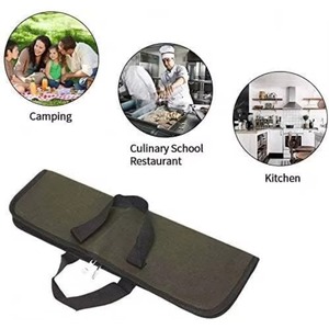 Muestra Gratuita, Bolsa de Almacenamiento Portátil para Cuchillos de Chef, Estilo Chino y Occidental, Bolsa de Lona para Cuchillos de Cocina - Product Image 2