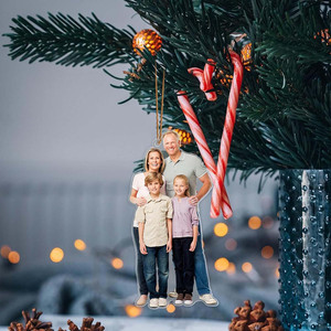 Tùy Chỉnh Giáng Sinh Trang Trí Cá Nhân Ảnh Văn Bản Đồ Trang Trí Tùy Chỉnh Cho Cây Giáng Sinh In Acrylic Quà Tặng Nhà Các Cặp Vợ Chồng - Product Image 4