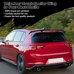 Alerón Universal ABS Tipo de Material superficie de carbono genérico alerón trasero de coche para Audi A3 Hatchback A1 <span class=keywords><strong>Sportback</strong></span> Q2 <span class=keywords><strong>Q3</strong></span> Q5 Q7 - Product Image 4