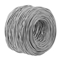 305m red de Internet de cobre CAT5e blindado 4 2 pares FTP UTP interior cat 5 Cat6 cable LAN cable más barato fábrica pvc