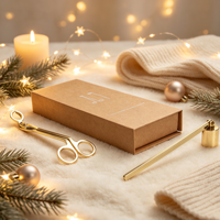 Ensemble de soin des bougies de qualité supérieure, coupe-mèche en acier inoxydable et éteignoir à bougies, boîte cadeau, accessoires de luxe pour bougies, pour la fragrance de la maison