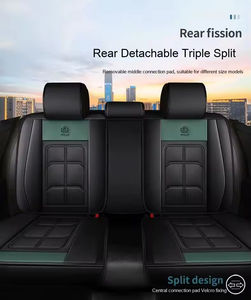 Lüks Premium araba klozet kapağı tam Set spor deri iç aksesuarları ile yıkanabilir özelliği zarif yastık dekorasyon - Product Image 5