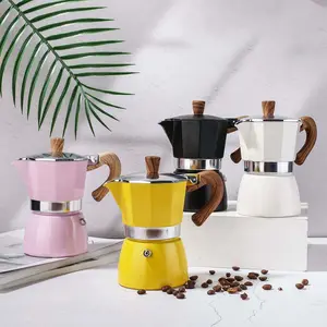 Espresso Kaffee maschine Aluminium Filter Kaffeekanne 3 Tassen 6 Tassen