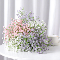 Gypsophile Artificielle en Gros, Toucher Réel, pour Mariage et Décoration Intérieure, Fleur Artificielle Souffle de Bébé