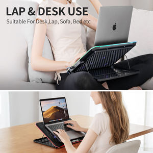 New Design 6Fan Notebook Cooling Radiator Adjustable Laptop Cooler - Product Image 3