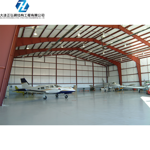 Soluciones rentables Estructura de acero Almacén de almacenamiento de aviones Estructura de acero prefabricada Hangar de aviones - Product Image 2