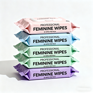 Lingettes d'hygiène intime pour femmes, nettoyage quotidien biologique à bas prix, pH équilibré, hygiène intime, lingettes féminines jetables, vente en gros - Product Image 6
