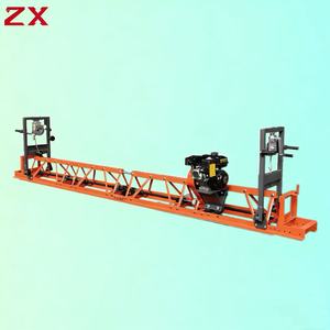Niveleuse à béton électrique/à essence haute efficacité, règle vibrante, poutre vibrante 5,5 CV/3 kW, largeur de travail 4m-15m - Product Image 1