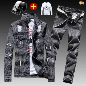 custom no boundaries white man clothing t-shirt and jean jackets for men wholesale