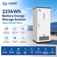 Système de stockage industriel et commercial, onduleur hybride, batterie LiFePO4, protection IP54, 200 kW, système hors réseau/sur réseau, armoire énergétique tout-en-un