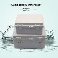 Boîtier de distribution étanche IP66 en ABS 150x100x40mm Mibo MK, boîtier électronique extérieur verrouillable en plastique à fixation par boucle