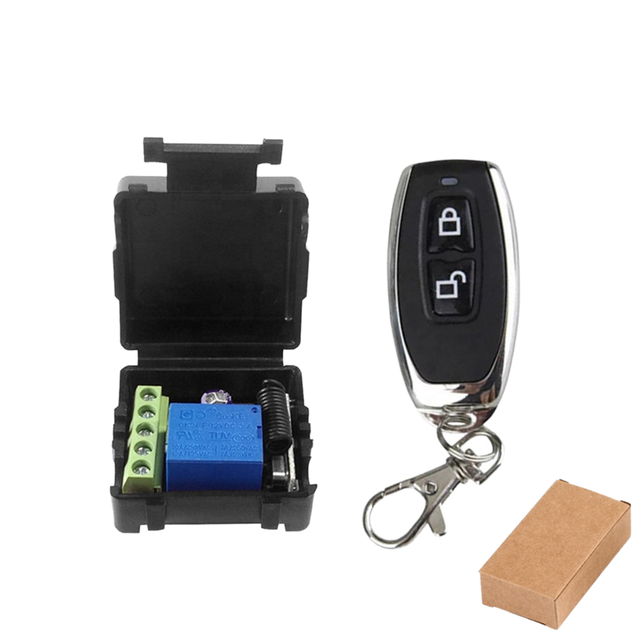 Mini Receiver 433Mhz DC 12V Receiver Module Universal Wireless Remote Controller 433 Mhz RF Transmitter Remote Control