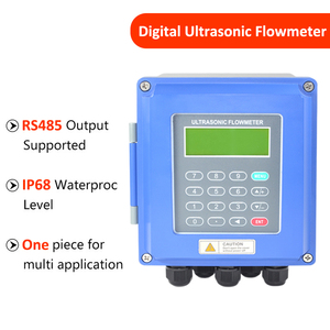 Độ chính xác cao cấp công nghiệp kẹp trên siêu âm <span class=keywords><strong>Flow</strong></span> <span class=keywords><strong>Meter</strong></span> LCD hiển thị Non-Contact kỹ thuật số nước lưu lượng kế dễ dàng cài đặt - Product Image 2