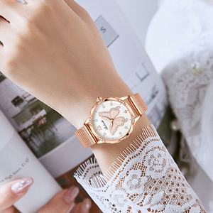 Reloj Inteligente de Moda al por Mayor con Diseño de Mariposas y Diamantes, Marca BELUSHI 9228, Relojes de Cuarzo Impermeables para Damas, Mujeres y Niñas - Product Image 2