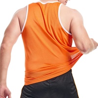 Chaleco Deportivo Personalizado para Hombre, Talla Grande, Transpirable, Estampado, Camiseta Deportiva sin Mangas, Malla Lavada, Informal, para Correr