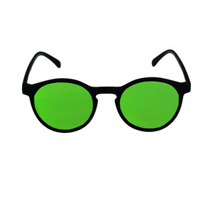 <b>Round</b> <b>Sunglasses</b> Full Rim UV400 Protection Outdoor Activities Unisex Adult Style - Product Image 4