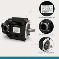 Nouveau moteur servo AC YASKAWA SGMGV-13ADA6S d'origine, 1,3 kW, 200 V, 1500 tr/min, grande inertie, fabriqué au Japon