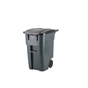 Large Portable Commercial Garbage <b>Bin</b> 100L Plastic <b>Square</b> With Wheels Durable For Outdoor Use In Residential Communities - Product Image 2