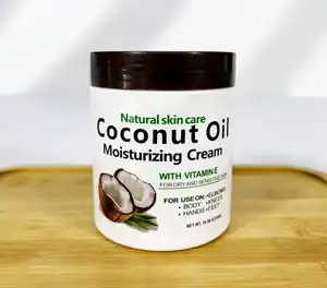 Natuurlijke Kokoscrème Vitamine E Huidverzorging Whitening Hydraterende Gezicht Lichaam Anti-Aging Voedende Shea Boter