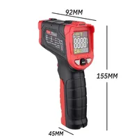 Termometer Inframerah Portabel TA601C Layar Warna Tampilan Digital Frekuensi Transmisi Dapat Disesuaikan 1 PC Daya Baterai
