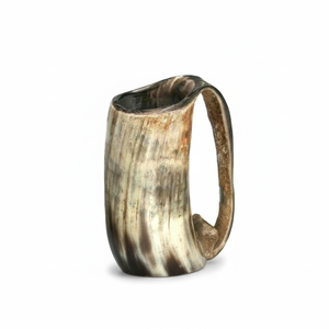 Tazas de cuerno para beber vikingo genuino 100%, taza de cuerno de búfalo Vikingo, jarra para hidromiel de cerveza - Product Image 1