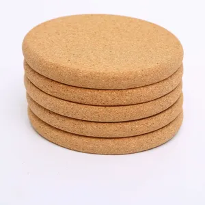 Cork Cup Coaster Custom Design Protective Water For Drinks