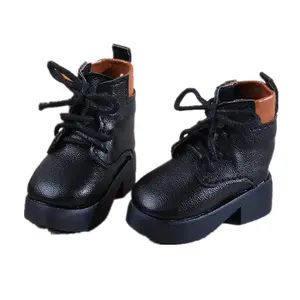 Casual Fashion PU Material BJD Doll House Boots Leather Women Doll Shoes