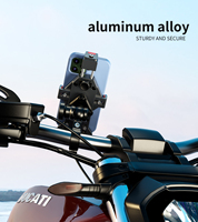 Support de téléphone portable universel pour moto Kewighot, tête de fourche avant, charge sans fil, en alliage d'aluminium, pour vélo