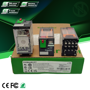 <span class=keywords><strong>Relais</strong></span> électromagnétique miniature Schneider RXM4AB1P7, série RXM, neuf et d'origine - Product Image 1
