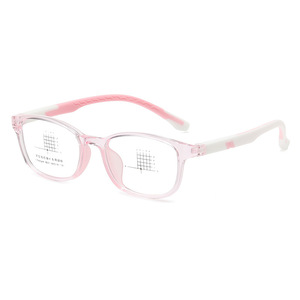 Chong Ai Kids Square Eyeglasses Frame Plano Lenses Blue Light Protection Lightweight Full Frame For Myopia Correction - Product Image 4