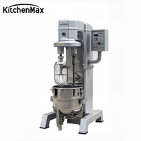 KitchenMax-Mélangeur planétaire commercial en acier inoxydable 20L 25L, batteur à oeufs à bol unique, équipement de cuisine pour boulangerie